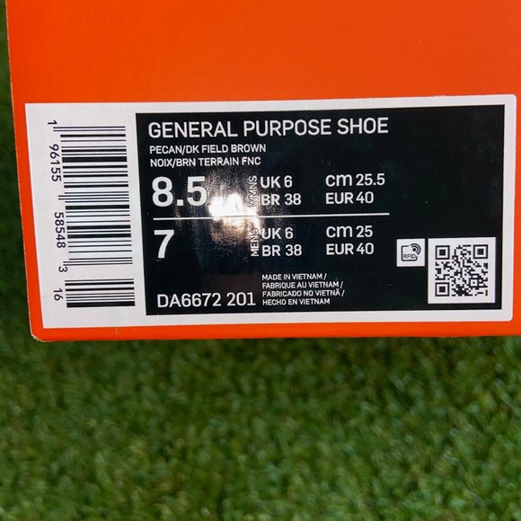 NikeCraft General Purpose Shoes Tom Sachs Brown DA6672-201 Size 7M / 8.5W NEW main image 4